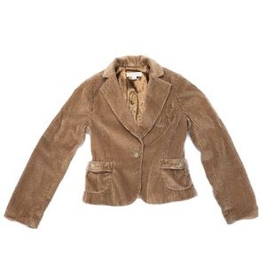 Vintage 90's BANANA REPUBLIC Corduroy Blazer Jacket Women's Sz 2